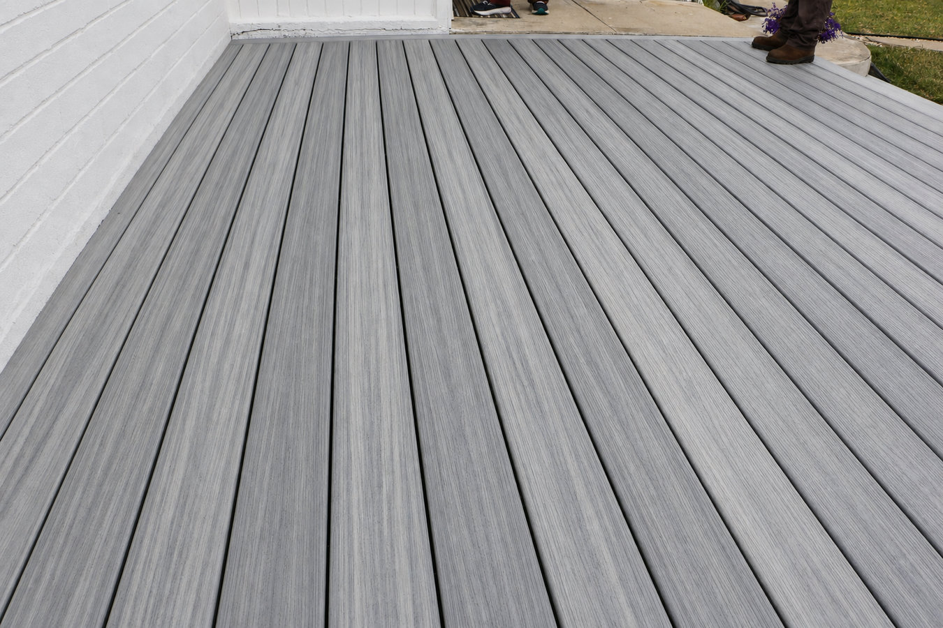 Trex deck installation